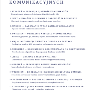 Kalendarz Efektywnej Komunikacji 2026