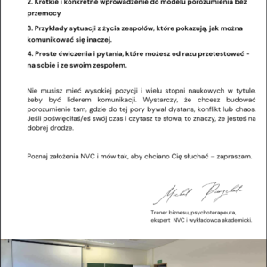Efektywna komunikacja w biznesie